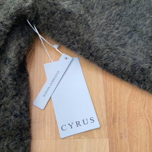Cyrus Olive Hooded Cardigan / Jacket